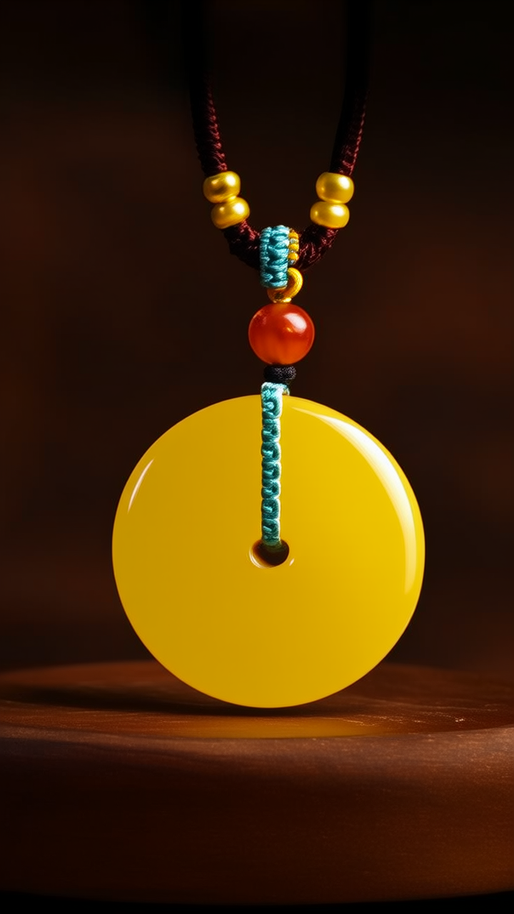 罗盘黄金吊坠图片