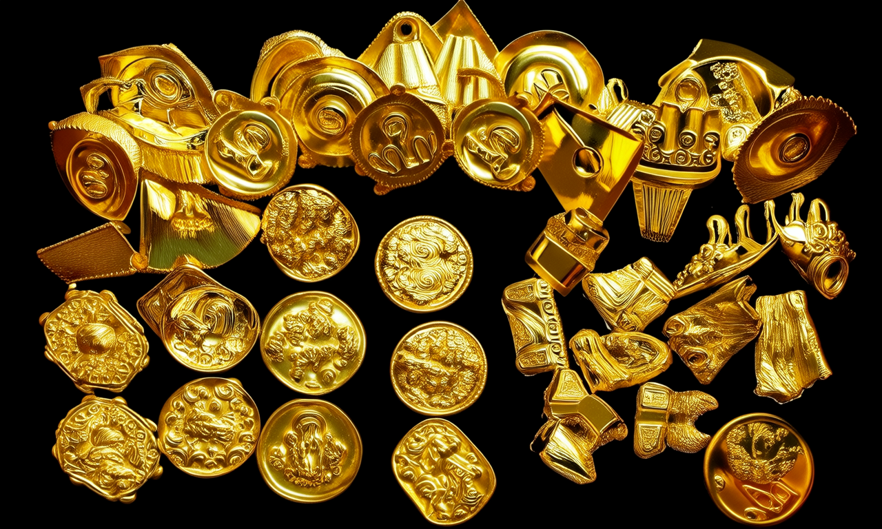 各种金的颜色的图片