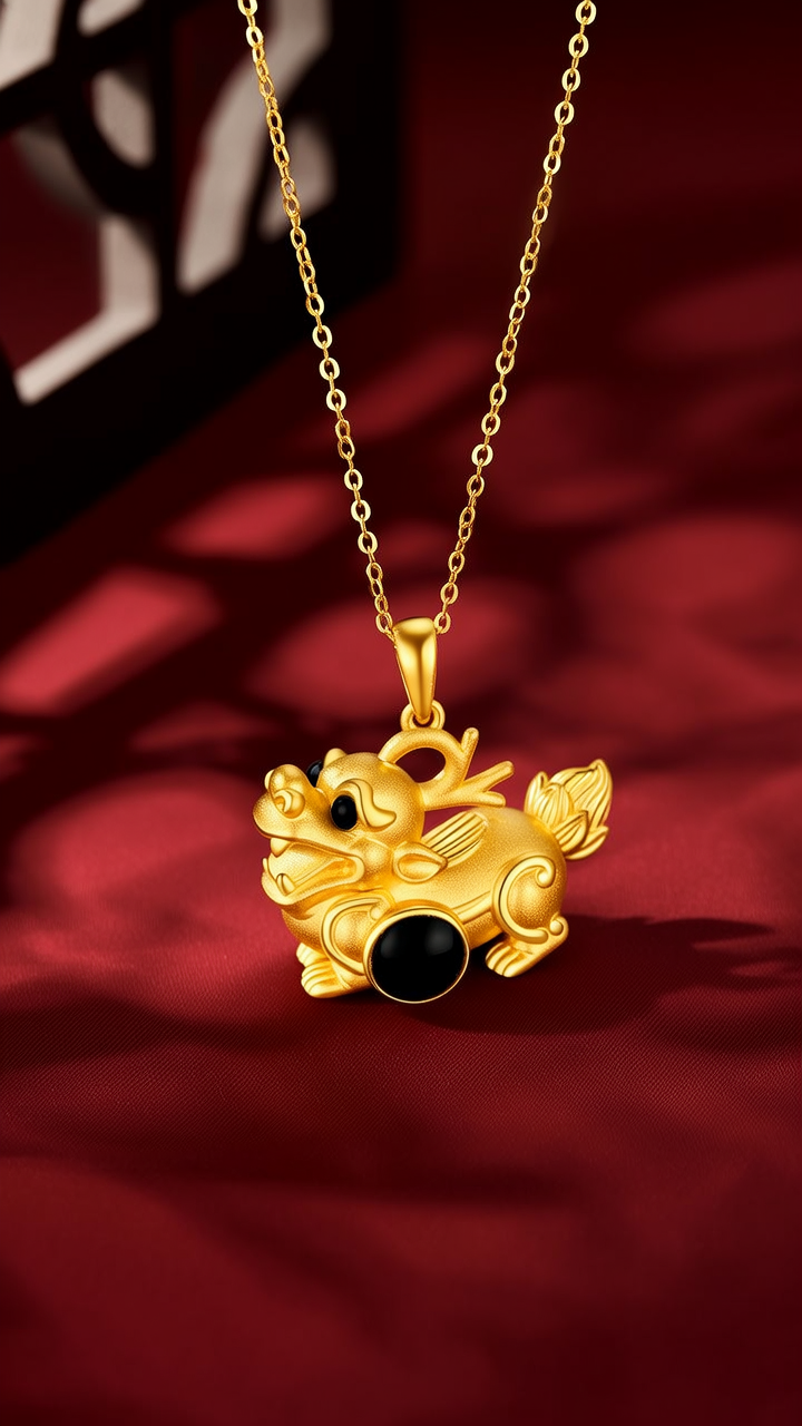 貔貅金项链图片大全 貔貅金项链图片大全