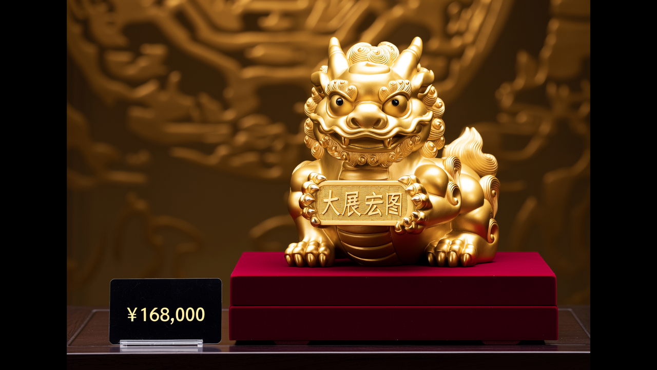 纯足金大展宏图的价格