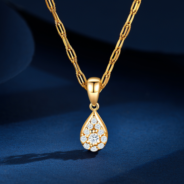 女士20克金项链图片